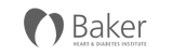 Baker Heart & Diabetes Institute Logo Greyscale